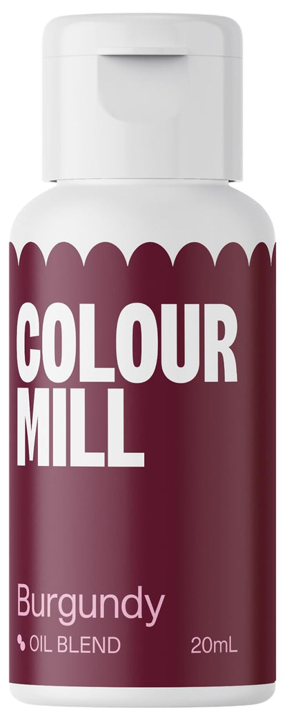 Colour Mill Oil-Based Food Coloring, 20 Milliliters Each of 6 Colors: Baby Blue, Navy, Royal, Sky Blue, Teal and Tiffany