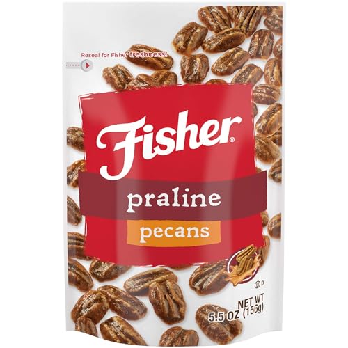 Fisher Snack Glazed Pecans, 24 Ounces, Made with Whole Mammoth Pecans, 100% Recyclable