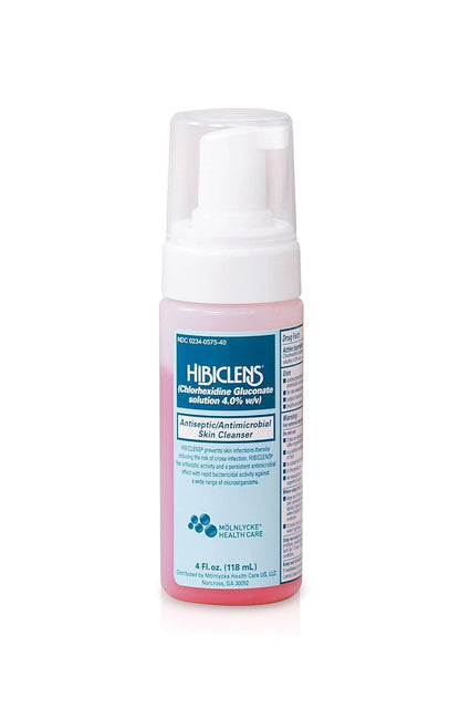 Hibiclens Antiseptic Antimicrobial Skin Cleanser 4oz Foam Pump