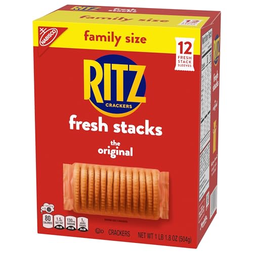 RITZ Original Crackers, 20 Snack Packs (6 Crackers Per Pack)