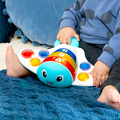 Baby Einstein Outstanding Opus The Octopus Sensory Rattle & Teether Multi-Use Toy, BPA Free & Chillable, 3 Months & up, Multicolored