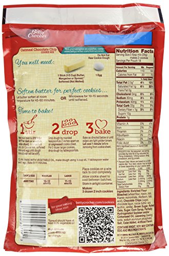 Betty Crocker Peanut Butter Cookie Mix, Makes twelve (12) 2-inch Cookies, 7.2 oz.