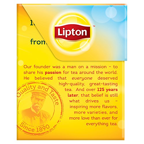 Lipton Unsweetened Iced Tea Bags, Family Size Tea Bags, 144 Total Tea Bags (24ct - Pack of 6)