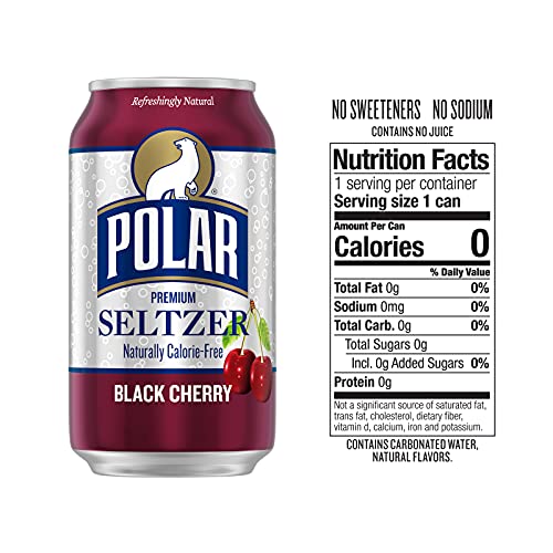 Polar Seltzer Water Original, 12 fl oz cans, 18 pack