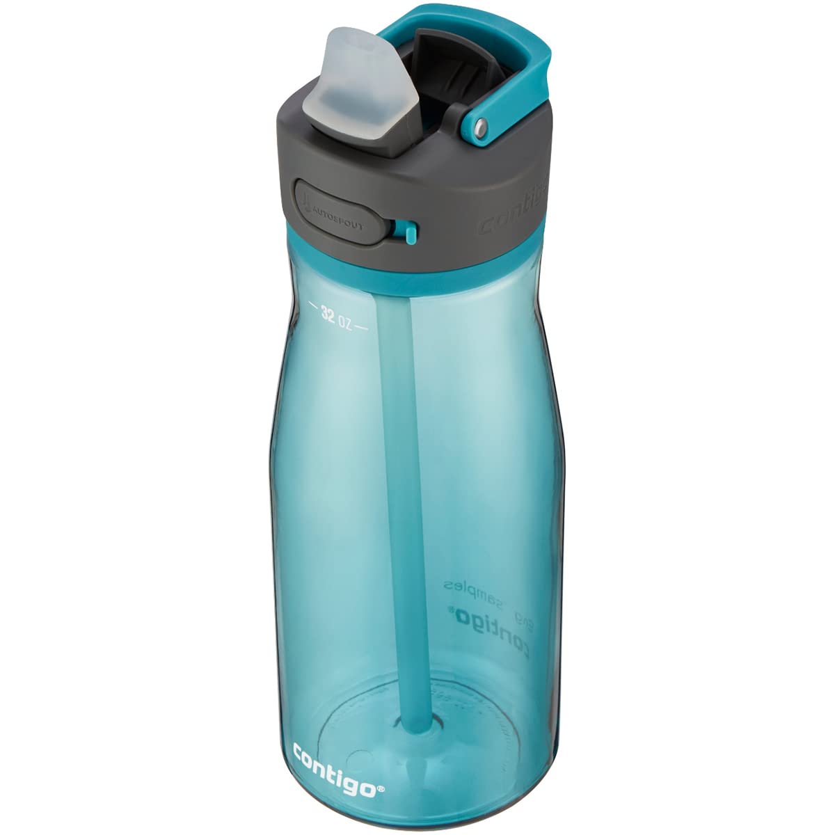 Contigo Ashland 2.0 Water Bottle with AUTOSPOUT Lid | Tritan Water Bottle, 24oz., 3 Pack, Juniper & Sake & Bubble Tea