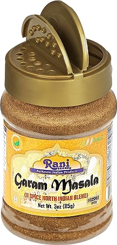 Rani Garam Masala Indian 11-Spice Blend 3oz (85g) PET Jar ~ All Natural, Salt-Free | Vegan | No Colors | Gluten Friendly | NON-GMO| Kosher | Indian Origin