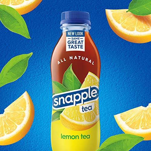 Snapple Zero Sugar Peach Tea, 16 fl oz recycled plastic bottle (Pack of 12)