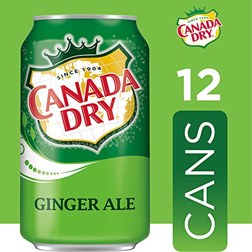 Canada Dry Zero Sugar Ginger Ale Soda, 12 fl oz cans (Pack of 12)