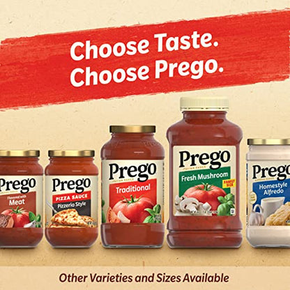 Prego Chunky Tomato with Garlic and Onion Pasta Sauce, 24 Oz Jar