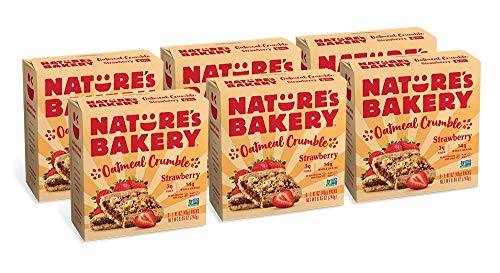 Nature's Bakery Oatmeal Crumble Strawberry Bars, 1.41 Oz, 6 Ct