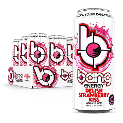 Bang Energy Bangster Berry, Sugar-Free Energy Drink, 16-Ounce (Pack of 12)