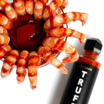 TRUFF Original Black Truffle Hot Sauce, Gourmet Hot Sauce with Ripe Chili Peppers, Black Truffle Oil, Agave Nectar, Unique Flavor Experience in a Bottle, 6 oz.