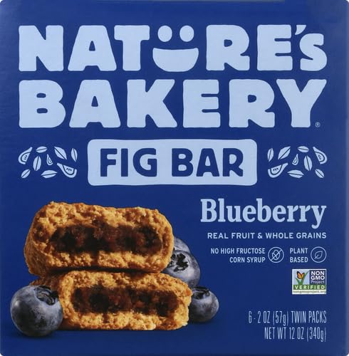 Nature's Bakery Blueberry Fig Bars, 2 Oz, 6 Ct