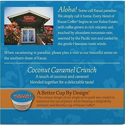 Kauai Coffee Na Pali Coast Dark Roast - Compatible with Keurig Pods K-Cup Brewers (1 Pack of 24 Single-Serve Cups)