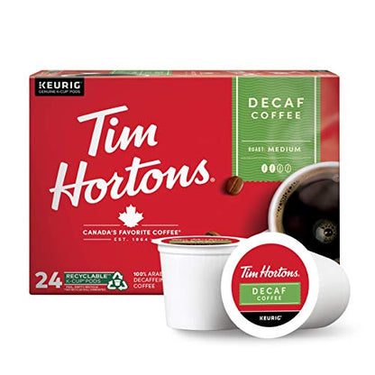 Tim Hortons Original Blend, Medium Roast Coffee, Single-Serve K-Cup Pods Compatible with Keurig Brewers, 24 Count(Pack of 1)(Packaging may vary)