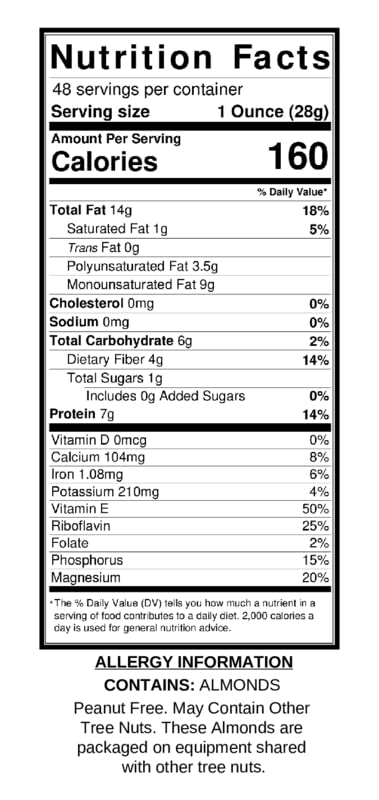 Wild Soil Beyond Almonds, Unflavored– 20% Higher Protein Than Other Almonds, Distinct and Superior to Organic, Raw