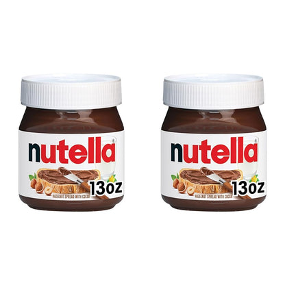 Nutella Hazelnut Spread With Cocoa For Breakfast, 13 Oz Jar