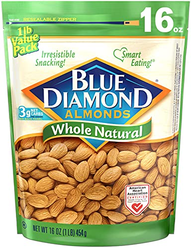 Blue Diamond Almonds Honey Roasted Snack Almonds, Honey Roasted, 1 Pound (Pack of 1)