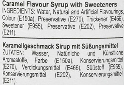 Jordan's Skinny Syrups Sugar Free Coffee Syrup, Vanilla Flavor Drink Mix, Zero Calorie Flavoring for Chai Latte, Protein Shake, Food and More, Gluten Free, Keto Friendly, 25.4 Fl Oz, 2 Pack