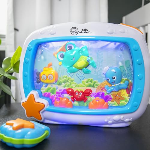 Baby Einstein Sea Dreams Soother Musical Crib Toy and Sound Machine, Newborn and up