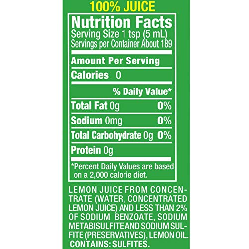 ReaLime 100% Lime Juice, 8 Fluid Ounce Bottle