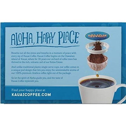 Kauai Coffee Na Pali Coast Dark Roast - Compatible with Keurig Pods K-Cup Brewers (1 Pack of 24 Single-Serve Cups)