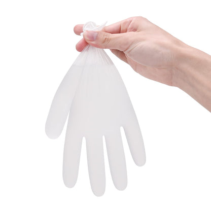 Schneider Clear Vinyl Exam Gloves, Latex-Free, Disposable Medical Gloves, Cleaning Gloves, Food Safe, Powder-Free, 4 mil