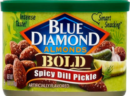 Blue Diamond Almonds Sriracha Flavored Snack Nuts, 6 Oz Resealable Can (Pack of 1)