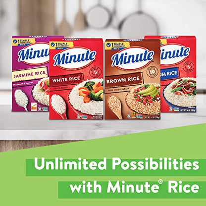 Minute White Rice, Instant White Rice for Quick Dinner Meals, 72-Ounce Box