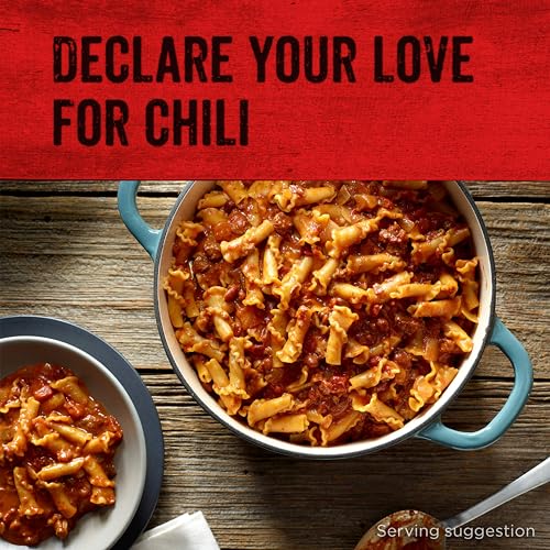 HORMEL Chili Chunky Beef Chili with Beans, No Artificial Ingredients, 15 Oz