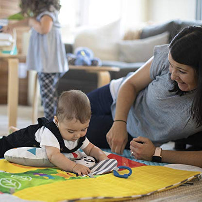 Baby Einstein 4-in-1 Kickin' Tunes Music and Language Play Gym and Piano Tummy Time Activity Mat