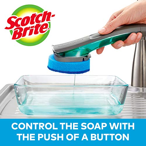 Scotch-Brite Zero Scratch Scrub Sponges, 6 Kitchen Sponges for Washing Dishes and Cleaning the Kitchen and Bath, Non-Scratch Sponge Safe for Non-Stick Cookware