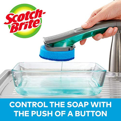 Scotch-Brite Zero Scratch Scrub Sponges, 6 Kitchen Sponges for Washing Dishes and Cleaning the Kitchen and Bath, Non-Scratch Sponge Safe for Non-Stick Cookware