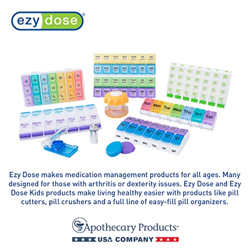 EZY DOSE Kids Baby Oral Syringe & Dispenser Calibrated for Liquid Medicine, Reduce Mess, Easy Way to Orally Administer Medication, 10 mL/2 TSP, Includes Bottle Adapter, Clear, BPA Free