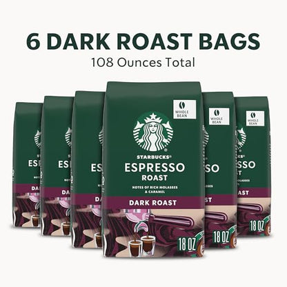 Starbucks Blonde Espresso Roast Whole Coffee Beans, 200g