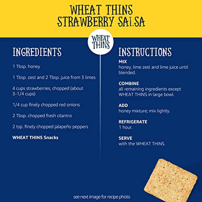 Wheat Thins Original Whole Grain Wheat Crackers, Party Size, 20 oz Box