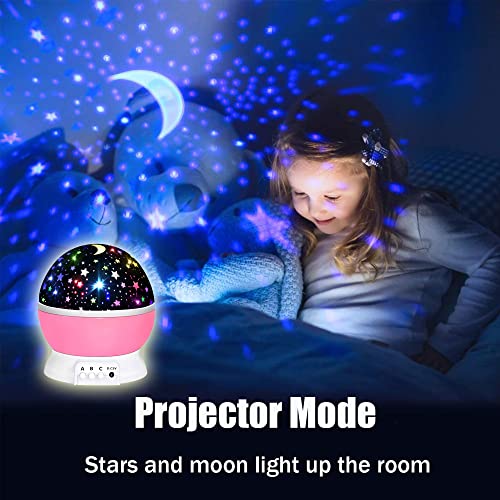 Toys for 1-10 Year Old Girls,Star Projector for Kids 2-9 Year Old Girl Gifts Toys for 3-8 Year Old Girls Christmas Gifts for 4-7 Year Old Boys Sensory Toy Birthday Gifts Stocking Stuffers for Kids