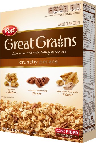 Post Great Grains Cranberry Almond Crunch Cereal, 3 pack