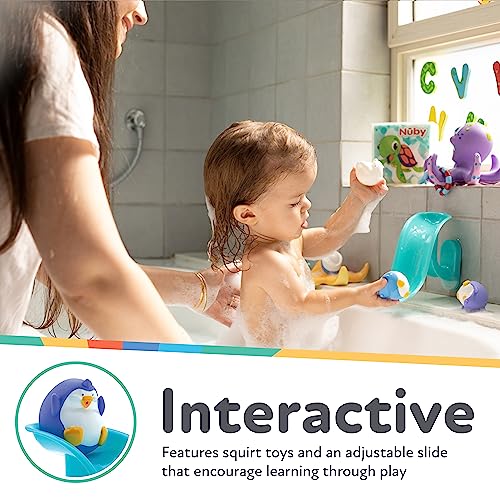 Nuby Wacky Waterworks Pipes Bath Toy with Interactive Features for Cognitive Development