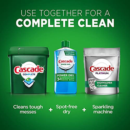 Cascade Complete ActionPacs, Dishwasher Detergent Pods, Fresh, 27 Count