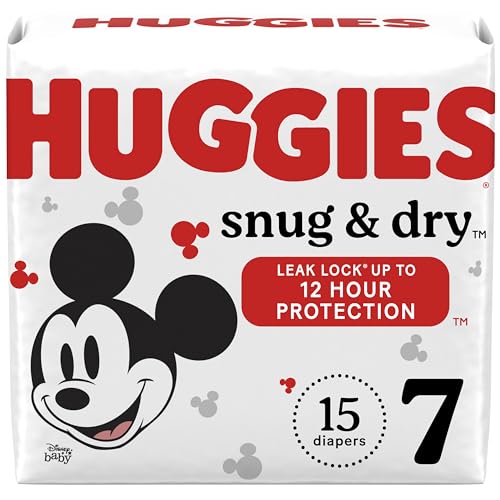 Huggies Size 2 Diapers, Snug & Dry Baby Diapers, Size 2 (12-18 lbs), 100 Count, Packaging May Vary