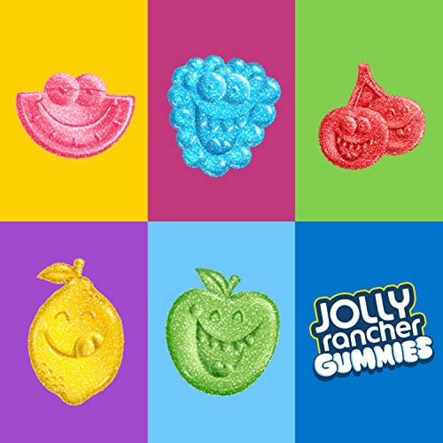 JOLLY RANCHER Gummies Sours Assorted Fruit Flavored Candy Bag, 6.5 oz