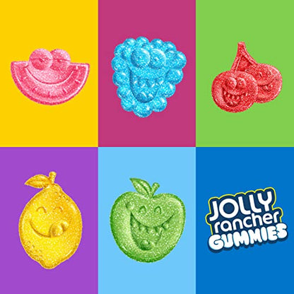 JOLLY RANCHER Gummies Sours Assorted Fruit Flavored Candy Bag, 6.5 oz