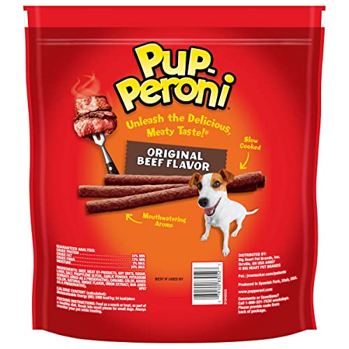 Pup-Peroni Dog Treats, Original Beef Flavor, 22.5 Ounce, Made with Real Beef