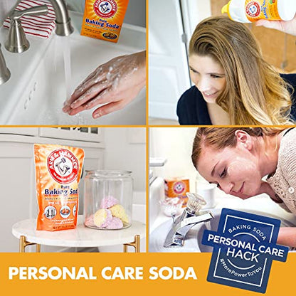 Arm & Hammer Baking Soda Fridge-n-Freezer Odor Absorber, Orange 14 oz, Pack of 12