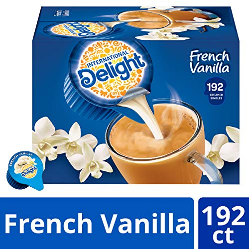 International Delight Coffee Creamer Singles, Sweet & Creamy, Shelf Stable Flavored Creamer, 24 Ct, 16 FL Oz, Pre-Portioned Creamers