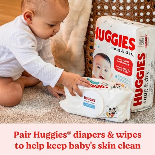 Huggies Size 2 Diapers, Snug & Dry Baby Diapers, Size 2 (12-18 lbs), 100 Count, Packaging May Vary