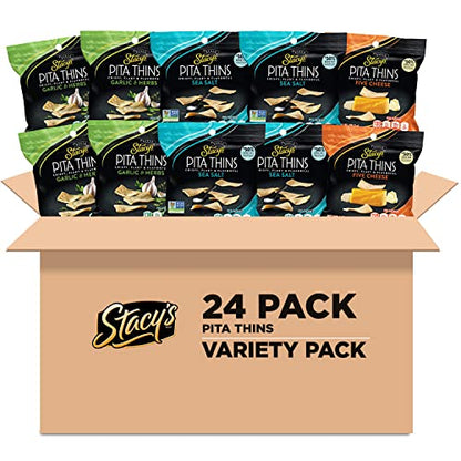 Stacy's Pita Chips, Simply Naked, 1.5 Ounce (Pack of 24)