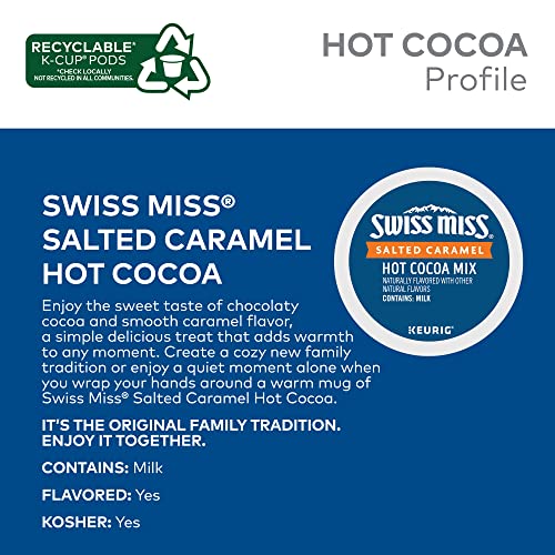 Swiss Miss Milk Chocolate Hot Cocoa, Keurig Single-Serve K-Cup Pods, 44 Count