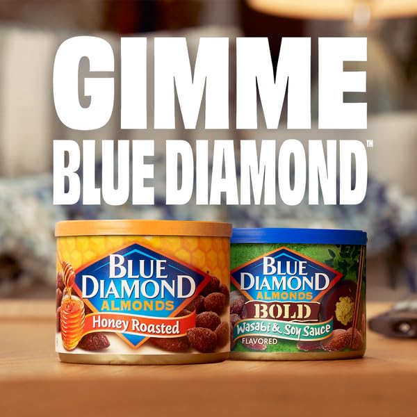 Blue Diamond Almonds Sriracha Flavored Snack Nuts, 6 Oz Resealable Can (Pack of 1)